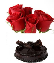 2 Kg Chocolate Cake 5 roses