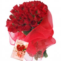 50 Red Roses bouquet